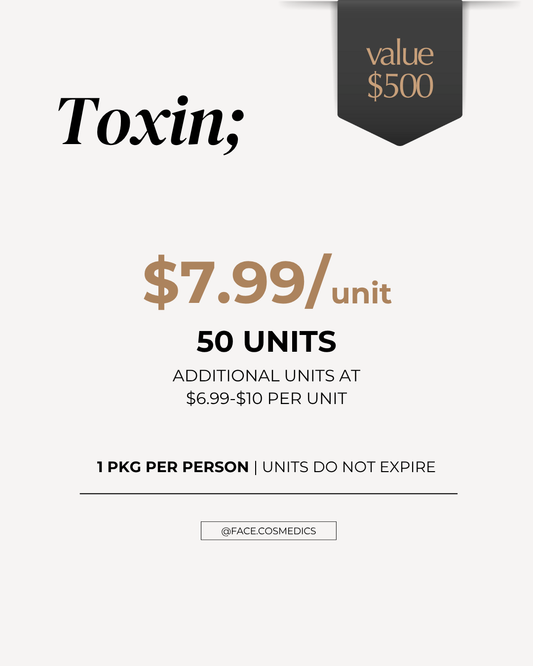 Toxin 7.99/unit (50 Units)